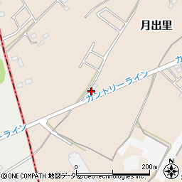茨城県稲敷市月出里1202-11周辺の地図