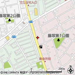 埼玉県春日部市六軒町12周辺の地図