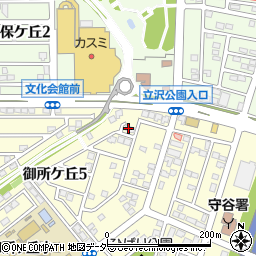 茨城県守谷市御所ケ丘5丁目3-1周辺の地図