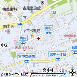 仲屋本店周辺の地図