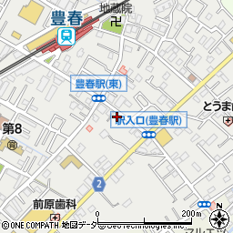 埼玉県春日部市上蛭田529周辺の地図