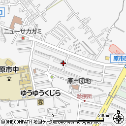 原市団地周辺の地図