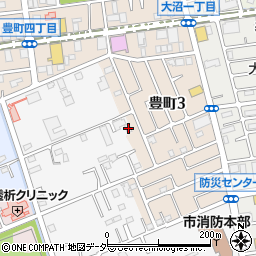 埼玉県春日部市谷原新田2181周辺の地図