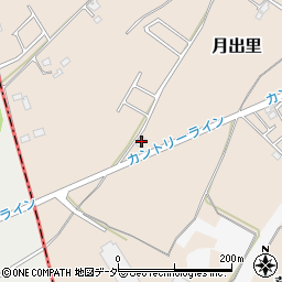 茨城県稲敷市月出里1202-10周辺の地図