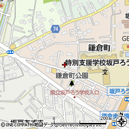 埼玉県坂戸市鎌倉町2-25周辺の地図