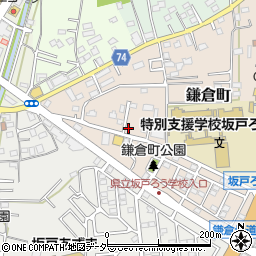 埼玉県坂戸市鎌倉町2-27周辺の地図
