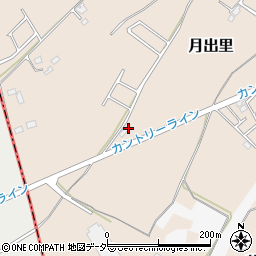 茨城県稲敷市月出里1202周辺の地図