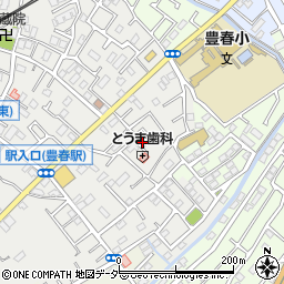 埼玉県春日部市上蛭田461周辺の地図