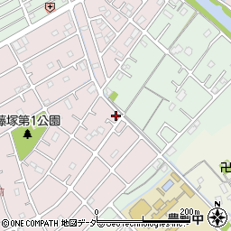 埼玉県春日部市六軒町196周辺の地図