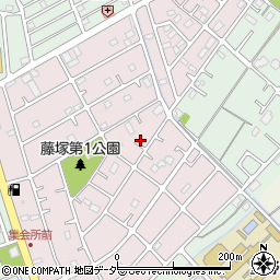 埼玉県春日部市六軒町185周辺の地図