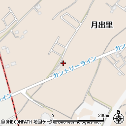 茨城県稲敷市月出里1202-8周辺の地図