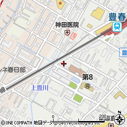 埼玉県春日部市上蛭田96周辺の地図