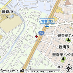 埼玉県春日部市増富722周辺の地図
