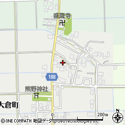 福井県鯖江市大倉町10周辺の地図