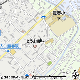 埼玉県春日部市上蛭田454周辺の地図