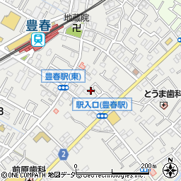 埼玉県春日部市上蛭田519周辺の地図