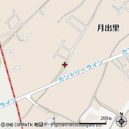 茨城県稲敷市月出里1176周辺の地図
