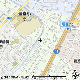 埼玉県春日部市増富642-1周辺の地図