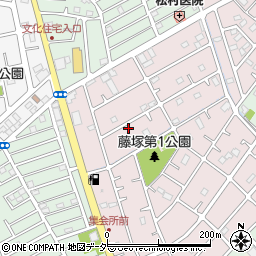 埼玉県春日部市六軒町48周辺の地図