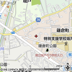 埼玉県坂戸市鎌倉町2-29周辺の地図