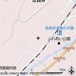 長野県塩尻市奈良井580周辺の地図