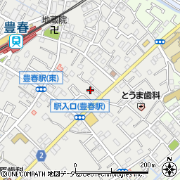 埼玉県春日部市上蛭田515周辺の地図