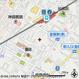埼玉県春日部市上蛭田269周辺の地図