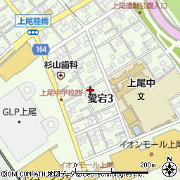 上尾愛宕郵便局 ＡＴＭ周辺の地図