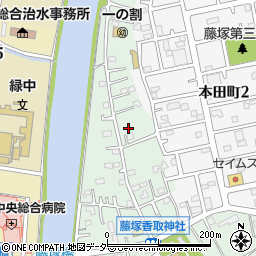 埼玉県春日部市藤塚647周辺の地図