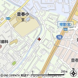埼玉県春日部市増富642-4周辺の地図