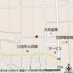 福井県鯖江市川去町周辺の地図