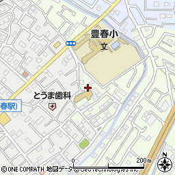 埼玉県春日部市道順川戸92周辺の地図