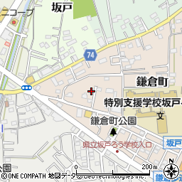 埼玉県坂戸市鎌倉町2-28周辺の地図