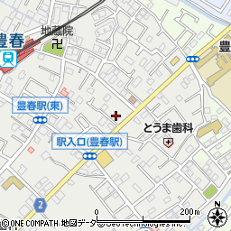 埼玉県春日部市上蛭田512周辺の地図