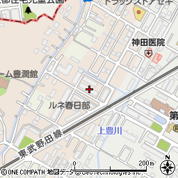 埼玉県春日部市道口蛭田136周辺の地図