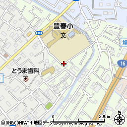 埼玉県春日部市道順川戸周辺の地図