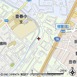 埼玉県春日部市増富643周辺の地図