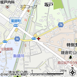 吉野家坂戸鎌倉店周辺の地図