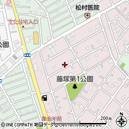 埼玉県春日部市六軒町43周辺の地図