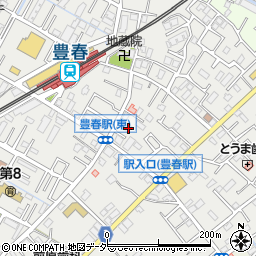 埼玉県春日部市上蛭田533周辺の地図