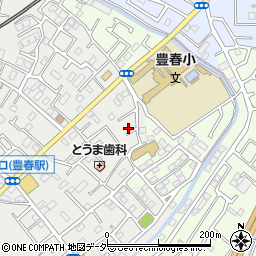埼玉県春日部市上蛭田450周辺の地図