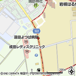 蓮田よつば病院周辺の地図