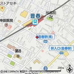 埼玉県春日部市上蛭田261周辺の地図