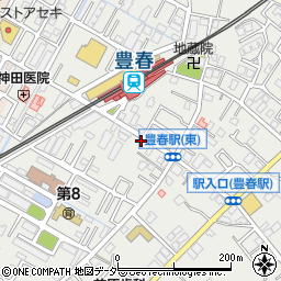 埼玉県春日部市上蛭田261周辺の地図