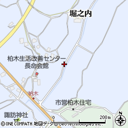 茨城県稲敷市柏木周辺の地図