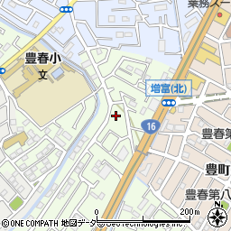 埼玉県春日部市増富651周辺の地図