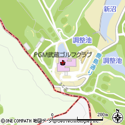 ＰＧＭ武蔵ゴルフクラブ周辺の地図