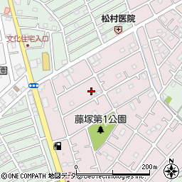 埼玉県春日部市六軒町44周辺の地図