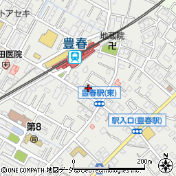埼玉県春日部市上蛭田257周辺の地図