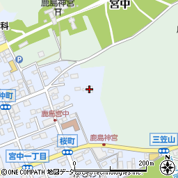 鹿嶋市役所　市営鹿嶋浄水場周辺の地図